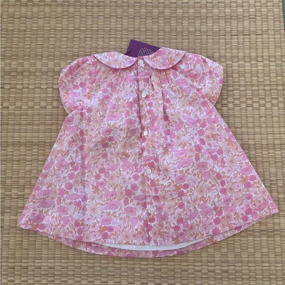 Jacadi Pink Floral Kids Dress - Picture 4 of 4